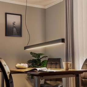 Nowodvorski Lighting Lampada a sospensione Soft grafite 125 cm