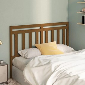 Testiera Per Letto Ambra 146x4x100 Cm İn Legno Massello Di Pino /