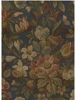 Rebel Walls Carta da parati panoramica Vintage Flora - Blue