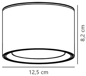 Nordlux - Faretto da bagno LED LANDON LED/6,5W/230V IP44 nero