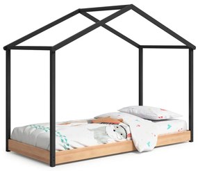 Letto per bambini grigio antracite 90 x 190 cm Arthur - Marckeric