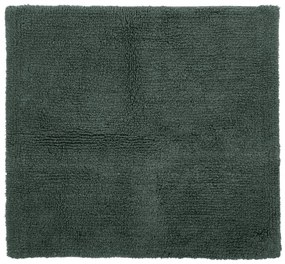Tappeto da bagno verde scuro 60x60 cm Riva - Tiseco Home Studio