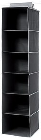 Organizzatore pensile nero con 6 scomparti Indumenti So Urban - Compactor
