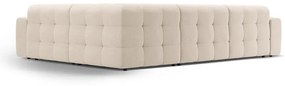 Divano angolare beige (con penisola a destra/a L) Kendal – Micadoni