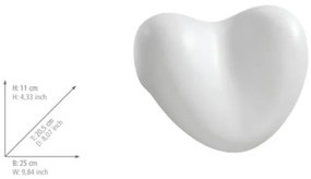 WENKO 18936100-Cuscino TROPIC 25x20,5 cm bianco