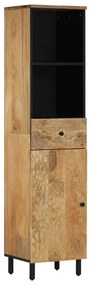 Mobile Da Bagno 38x33x160 Cm İn Legno Massello Di Mango /