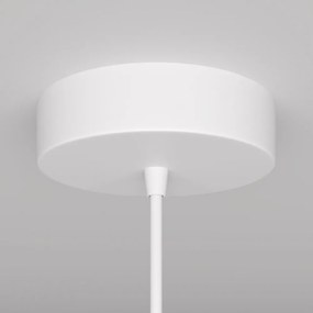 Lampadario A Sospensione Moderno Arrow Metallo Bianco 1 Luce Gu10 40W