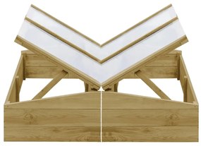 Serre 2 Pz İn Legno Di Pino Impregnato 100x50x35 Cm /