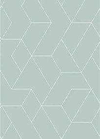 Fotomurale ESTA Salvi, bianco e salvia 200X279 cm