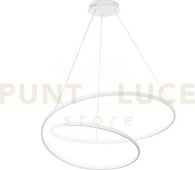 Lampadario a sospensione led lieve bianca 60w 8000lm cct 3000k 4000...