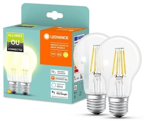 SET 2x Lampadina LED Dimmerabile SMART+ A60 E27/6W/230V 2700K - Ledvance