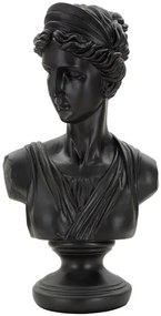 Scultura Donna Romana Nera 22x16x41 cm