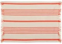 Tovaglietta cotone 35x45 cm tinto filo righe rosse
