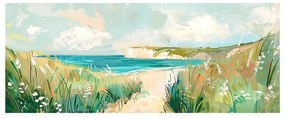 Dipinto 60x150 cm Gouache Sea – Styler