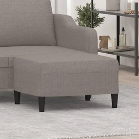 Poggiapiedi Tortora 70x55x41 Cm İn Tessuto /