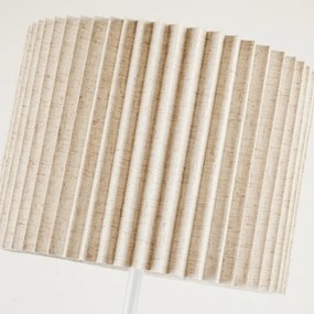 Brilagi - Lampada da terra NORDIC WAVE 1xE27/15W/230V lino/bianco