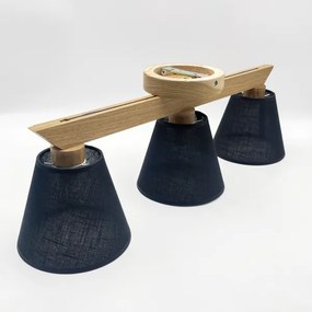 Brilagi - LED  Lampadario a plafone ANTHONY 3xE14/40W/230V quercia/nero