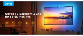 Govee - TV Backlight 3 Lite TV 40-50" SMART LED retroilluminazione RGBICW Wi-Fi IP67 +RC