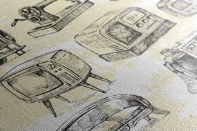 Stampa su tela – Vita retrò