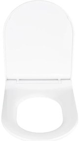 Sedile per wc bianco con chiusura facilitata , 46 x 36 cm Habos - Wenko