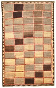 Gabbeh Tappeto 200x120 Beige (Iran) Annodato A Mano