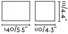 FARO 70687 - Applique a LED da esterno SUNSET 2xLED/3W/230V IP54