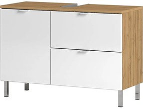 Mobile bianco sotto il lavabo in rovere 80x56 cm Mauresa - Germania