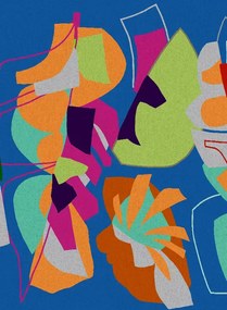 Jannelli & Volpi Wandbild Nizza - Blue Panel 1