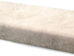 Piastrella coprigradino per scale Tuscany Vernaccia grigio 10 x 40.6 cm