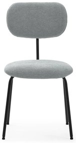 Sedie da pranzo in set in grigio chiaro 4 pz Dash – Marckeric