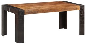 Tavolo Da Pranzo 180x90x76 Cm İn Legno Massello Di Mango /