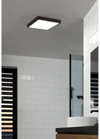 Plafoniera LED nera 28,5x28,5 cm FUEVA 5 – EGLO