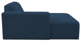 Modulo divano in bouclé blu scuro (angolo sinistro) Roxy - Scandic