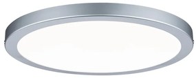 Plafoniera LED PLAFONIERA ATRIA GRIGIA 30 16W Ø 30 cm argento IP21 bianco naturale, 1800 lumen PAULMANN
