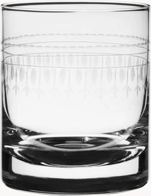 Set di 2 bicchieri da whisky in cristallo soffiato Ovals