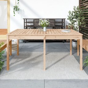 Tavolo da Giardino 159,5x82,5x76 cm in Legno Massello di Pino