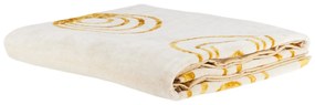 Telo Bagno in Acrilico Dralon Gold circles 95X150 Carrara