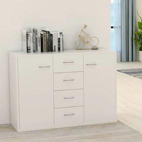 Credenza bianca 88x30x65 cm in truciolato