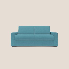 Nixon Divano letto matrimoniale con materasso 20 cm in tessuto impermeabile T03 azzurro