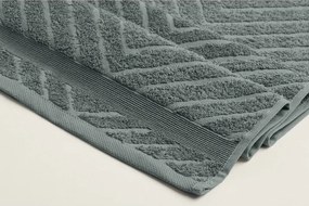 Set di asciugamani tipo terry gialli/grigi in cotone 4 pz 50x90 cm – Foutastic