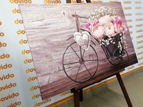 Quadro su tela – Fiori meravigliosi in vaso vintage