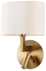 Brilagi - Applique a LED DAYA 1xE14/40W/230V + LED/3W color crema/oro