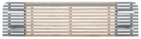 Testiera in pino grigio chiaro/naturale 240x62 cm Dimas - Marckeric