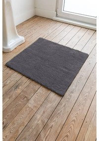 Tappeto da bagno in cotone grigio Luca, 60 x 60 cm - Tiseco Home Studio