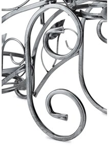 Portafiori 88x65 cm argento