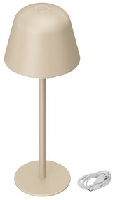 Lampada da Tavolo Ricaricabile 2.2W IP54 CCT Dimmerabile Beige/Sabbia