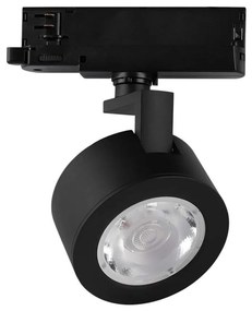 V-Tac Faretto LED Binario Trifase 30W CCT 3in1 Nero COB
