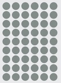 Ferm Living Adesivo murale Mini Dots - Grau