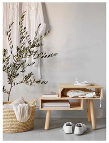 Tavolino in legno di pino in colore naturale Hako - Karup Design