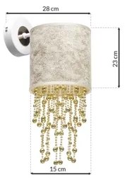 Applique ALMERIA 1xE27/60W/230V